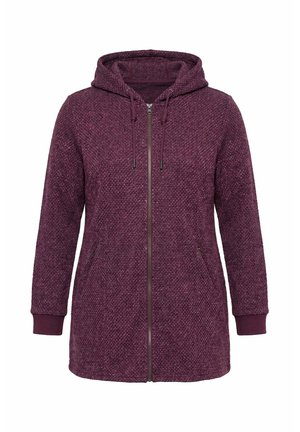 Ulla Popken, Chaqueta de punto - dark berry
