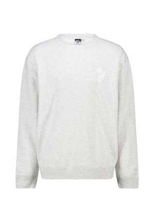 Sweater - mottled light grey