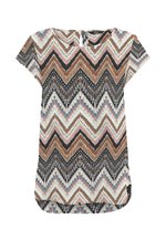 Sonja Life L S Button Top Cloud Dancer Aop Vim main image 0