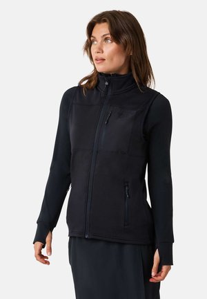 TRONDHEIM MIDLAYER FULL ZIP VEST W - Smanicato - black