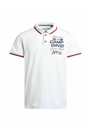Camp David, CAMP DAVID POLO MIT ARTWORKS UND SPECIAL DETAILS - Polo shirt - opticwhite