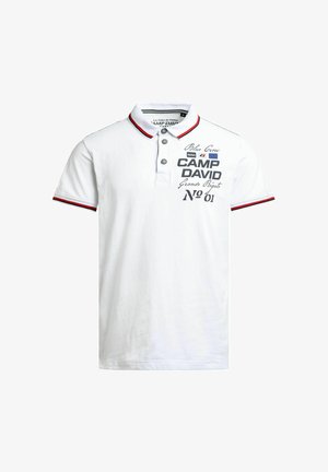 Camp David, CAMP DAVID POLO MIT ARTWORKS UND SPECIAL DETAILS - Polo shirt - opticwhite