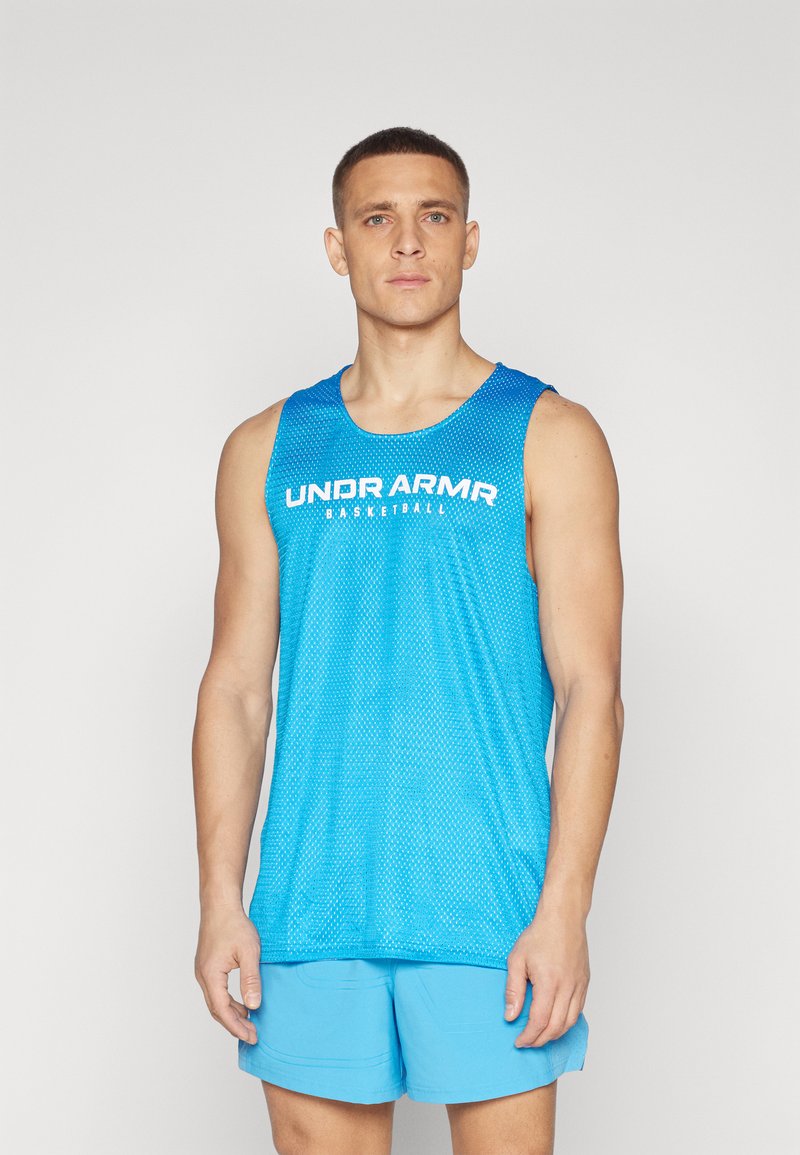 Under Armour BASELINE REVERSIBLE TANK Topper photon blue/white/blå