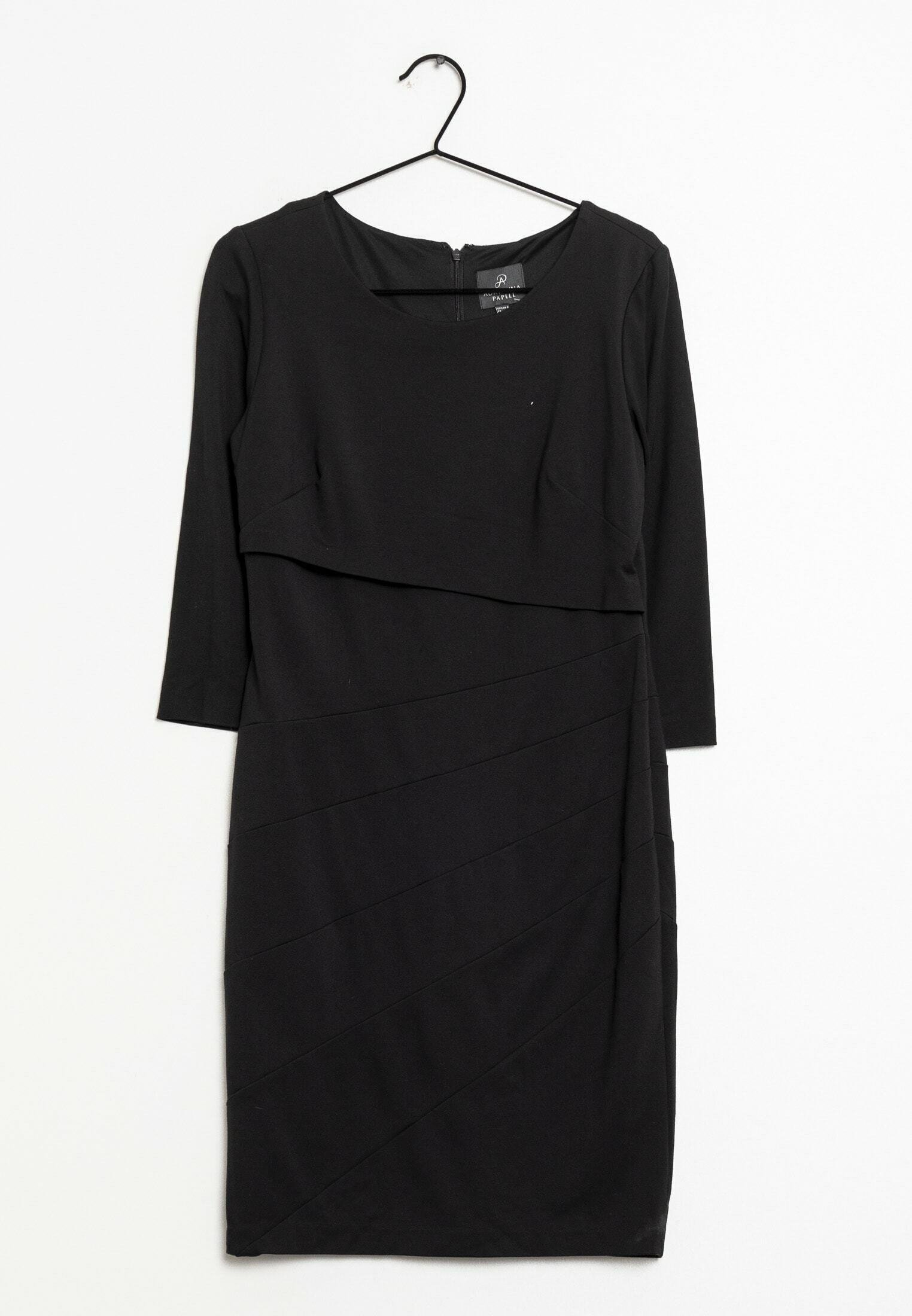adrianna papell black long sleeve dress Philippa Top main image 0
