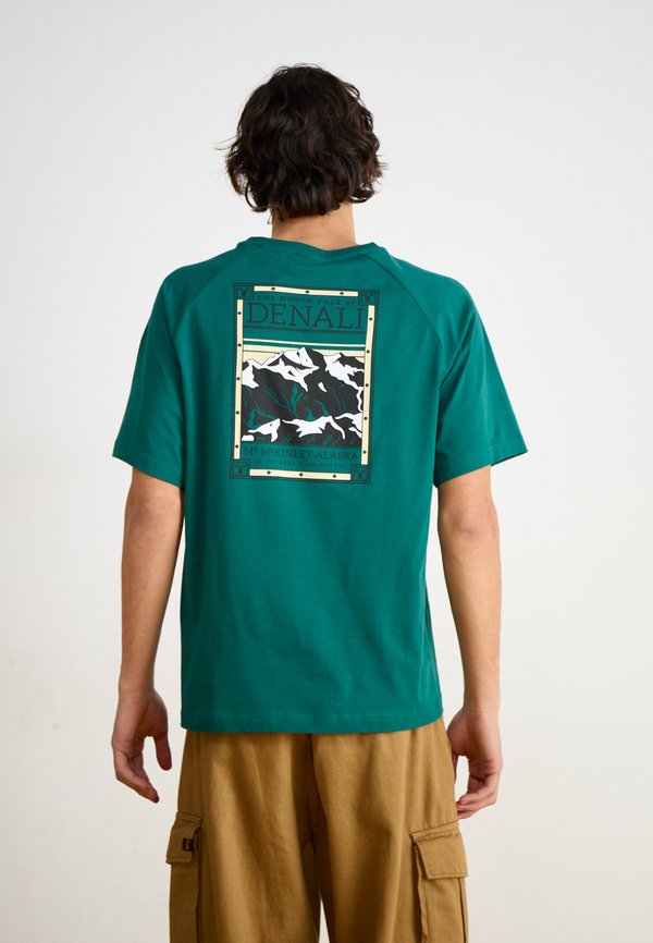 Print T-shirt - deep nori