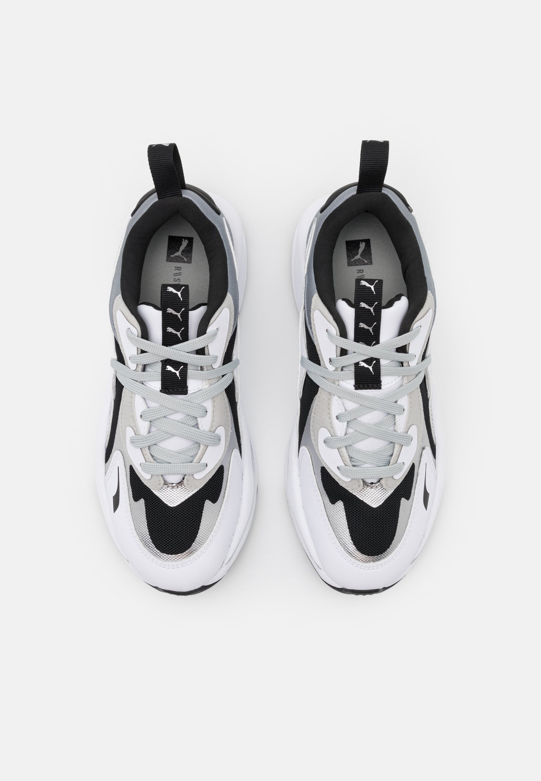 Puma RS-CURVE GLOW - Sneakers laag - black/white/silver/wit - Zalando.nl