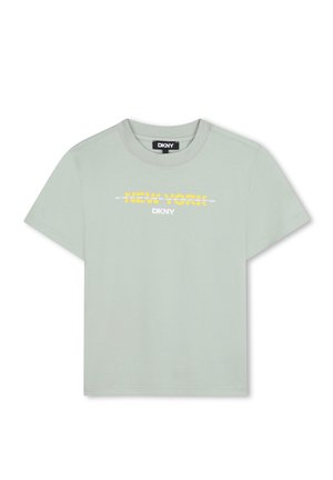 KURZÄRMELIGES  - T-shirt imprimé - leek