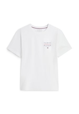 Tommy Hilfiger, BRAND LOVE LEFT CHEST TEE - T-shirts basic - white