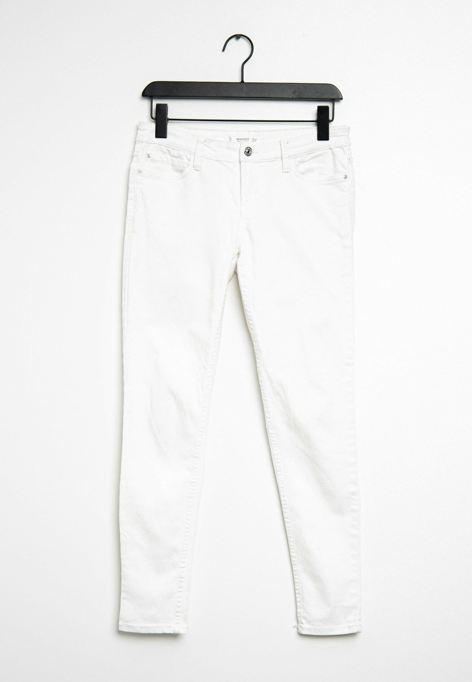 Mango Pantalones - white/blanco - Zalando.es