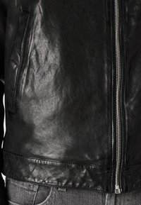 DRYKORN RIKKA - Casaco de couro - black