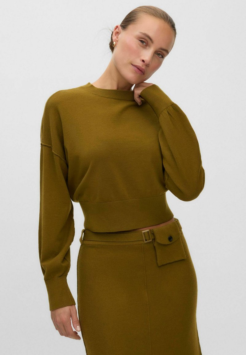 Vero Moda KNITTED PULLOVER VMJANE KNITTED PULLOVER - Pullover - fir green