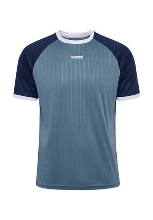 PULSE STRIPE - Sports T-shirt - blue mirage dress blue