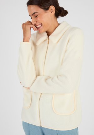 DÉTENTE EN THERMOLACTYL - Giacca in pile - blanc cassé