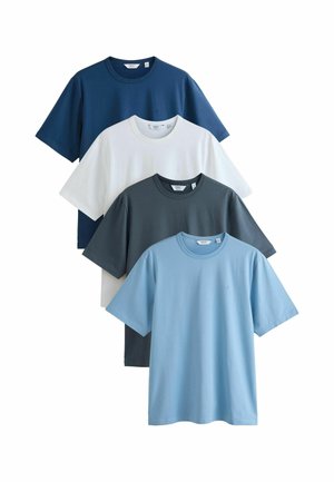 Next, REGULAR FIT - TRIDENT T-SHIRT 4 PACK  . - T-Shirt basic - blues