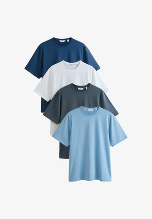 Next, REGULAR FIT - TRIDENT T-SHIRT 4 PACK . - T-Shirt basic - blues
