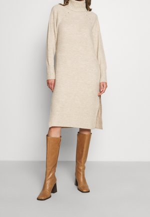 Neulemekko - mottled beige