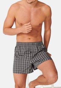 Schiesser SCHIESSER BOXERSHORTS 6ER PACK WEB - Boxer brief - schwarz