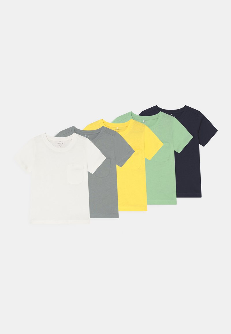 Name it NMMSAZU 5 PACK - Paprasti marškinėliai - pastel green