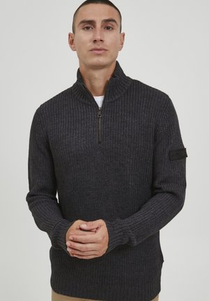 PRXANTHOS - Neule - dark grey melange