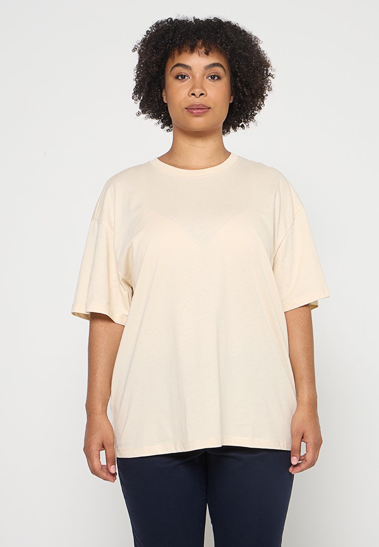 DeFacto T-shirt basic beige