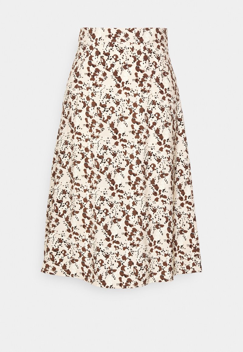 Object Petite A-lijn rok zandkleur