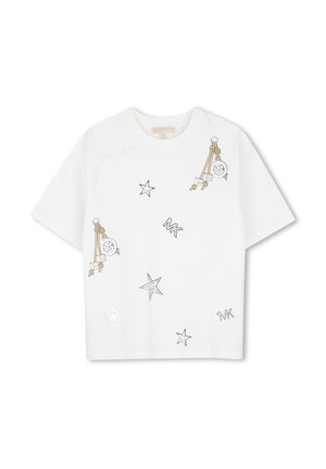 Michael Kors Kids TEE-SHIRT MANCHES COURTES - T-shirt imprimé - offwhite