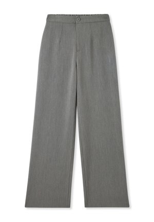Terranova WIDE LEG - Pantaloni - grigio medio melange