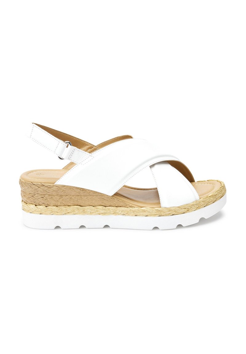 Next FOREVER COMFORT SPORTS CROSS OVER Wedge sandals white Zalando.de