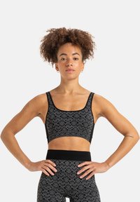 CHILL OUT SEAMLESS HEART - Top - true black