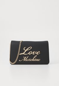 Love Moschino SMART DAILY BAG LOVELY CHAIN - Borsa a tracolla - nero