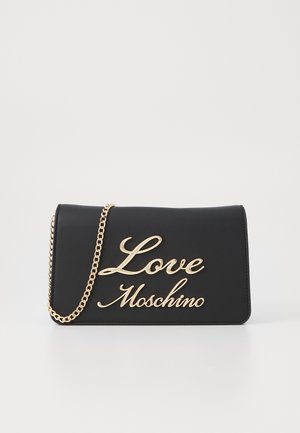 Love Moschino SMART DAILY BAG LOVELY CHAIN - Borsa a tracolla - nero