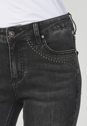 Koroshi FLARED - Jeans Slim Fit - black denim