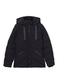 TAILLIERTE MIT KAPUZE - Chaqueta de plumas - noir