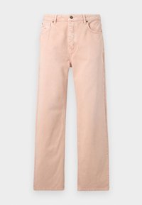 PANTS UNISEX - Džinsi ar taisnām starām - rose dawn
