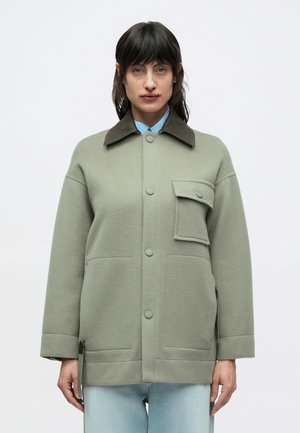 PAGLIE LANGE JACKE - Κοντό παλτό - salbei