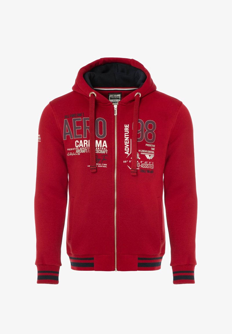 CARISMA PREMIUM - Majica s kapuljačom i patentnim zatvaračem - rot