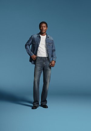 Tommy Jeans, RYAN BOOTCUT JEANS - Дънки с разкроени крачоли - denim dark