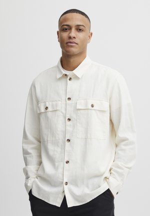 SDALLAN OVERSHIRT LINEN MIX - Sommerjakke - off white
