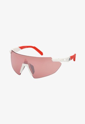 adidas Performance Gafas de sol - bianco marrone chiaro specchiato
