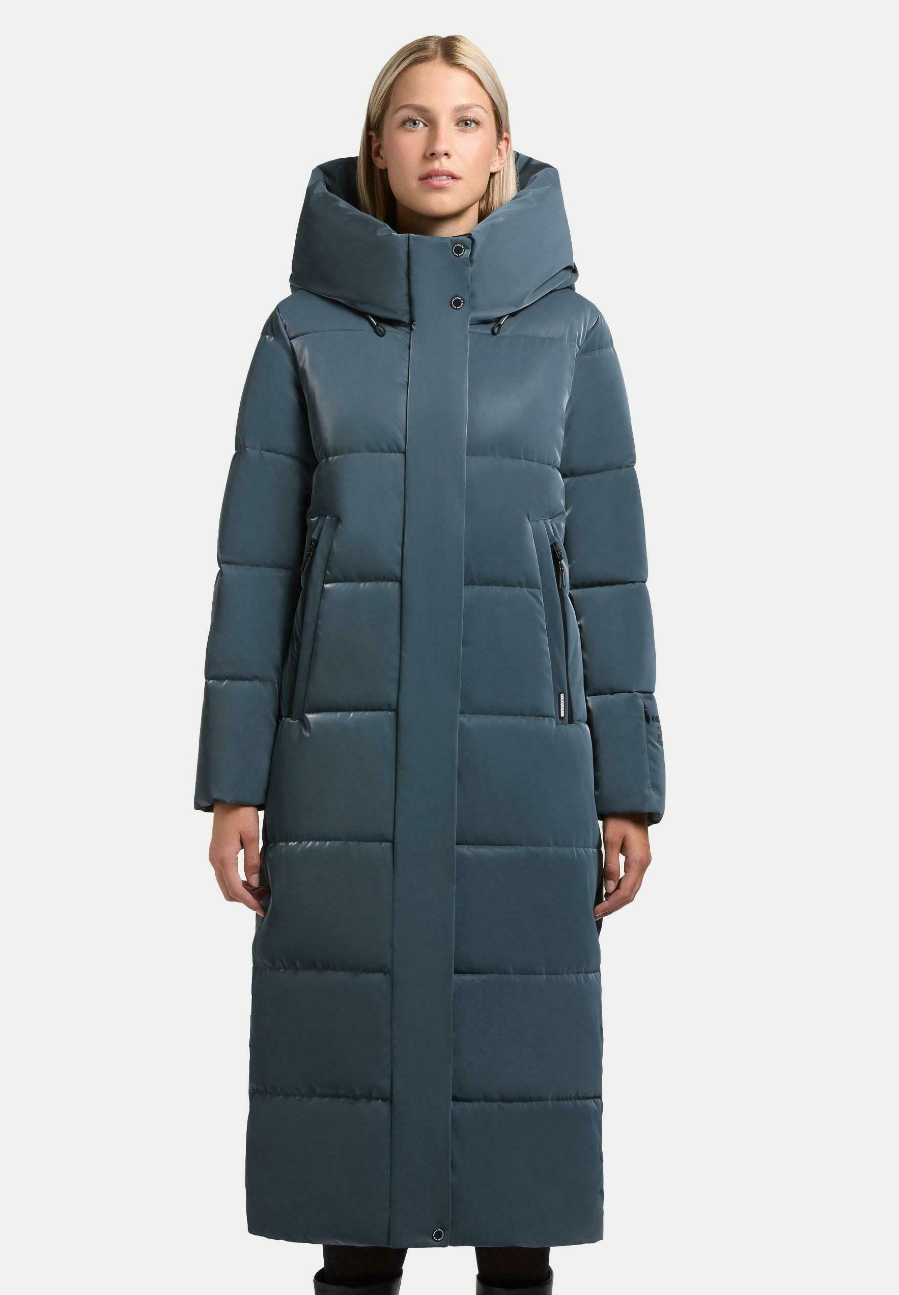 khujo SOULANI SHINY Wintermantel dim blue/blau