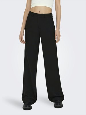 ONLY BERRY HW WIDE TLR - Pantalon classique - black