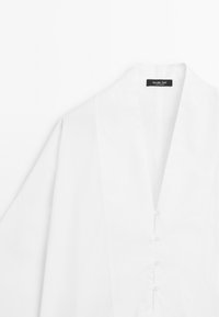 Massimo Dutti -UP FRONT  - Blouse - white