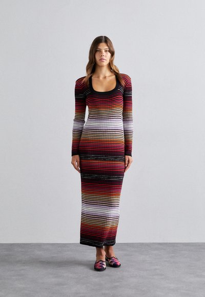 Missoni DRESS - Rochie maxi - multicolor/red/white/black
