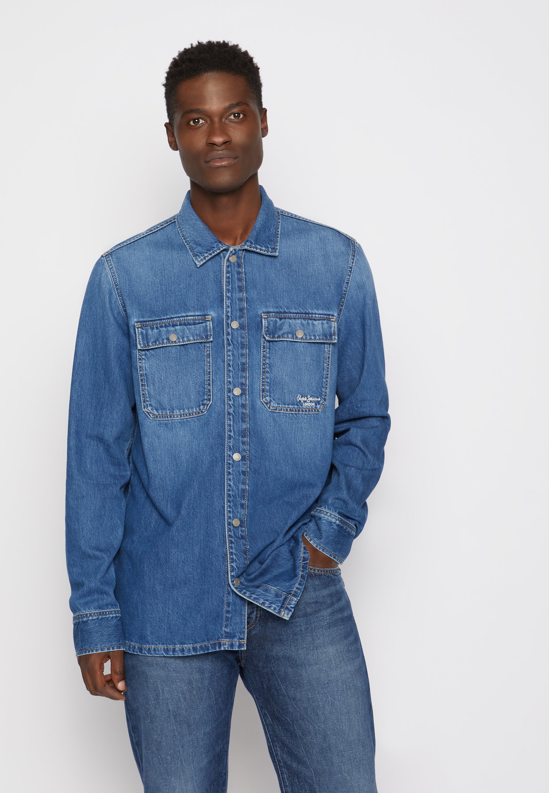 Pepe Jeans Camicia - ocean blue/blu denim - Zalando.it