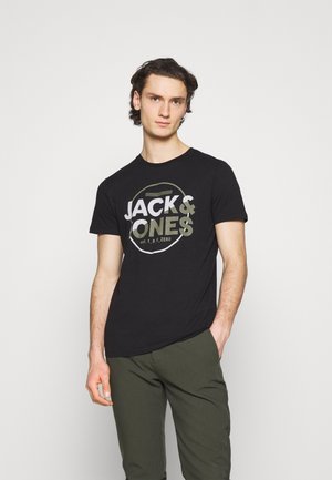 JCOSTAR TEE CREW NECK - T-shirt imprimé - black