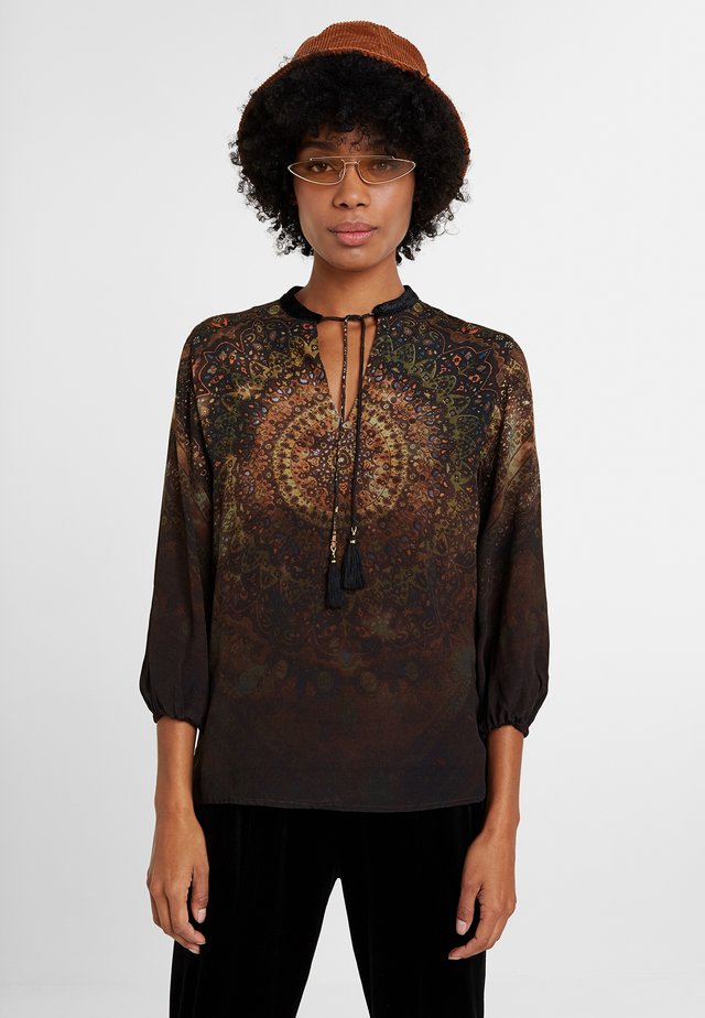 LUXOR - Bluse - black