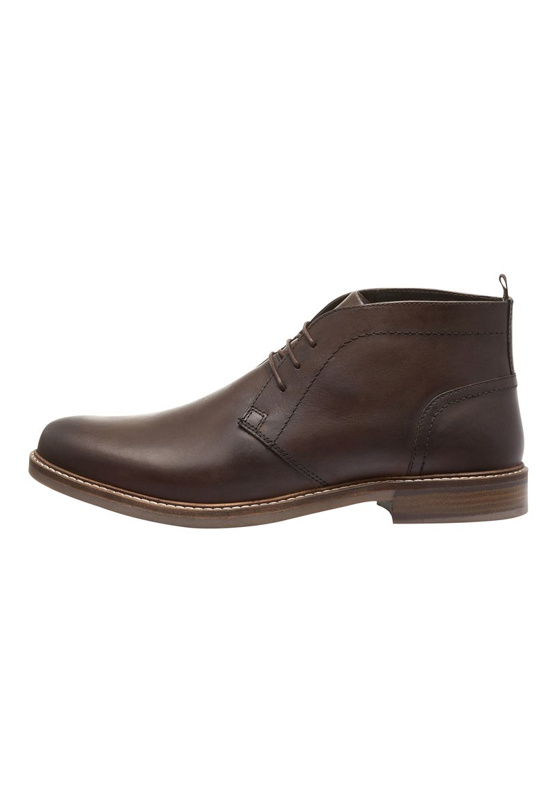 Next WAXY FINISH - Snørestøvletter - brown