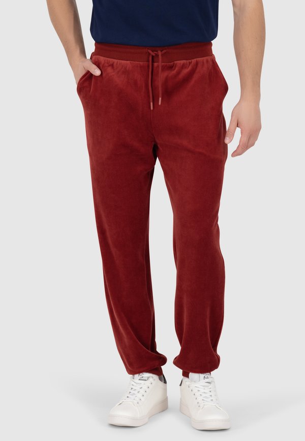 COURT VELOUR - Jogginghose - sun dried tomato