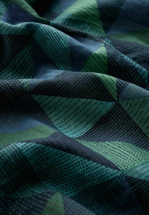 Seasalt Cornwall, SEASALT CORNWALL OP ART TUNIC - Blouse - teal - blanket geo estuary