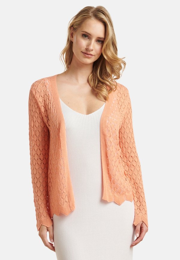 Strickjacke - peach